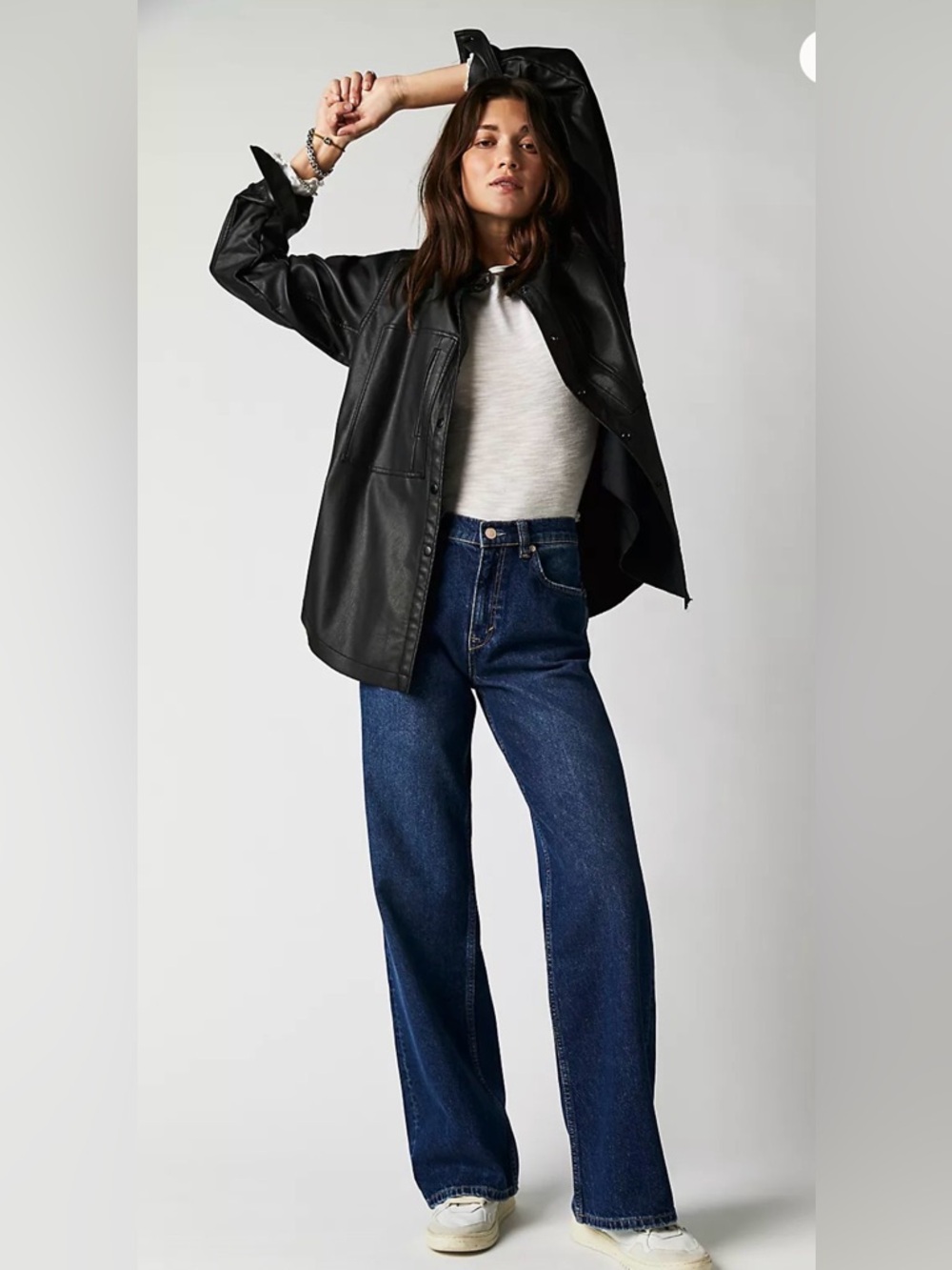 We The Free Tinsley High Rise jeans size 30 wide leg Baggy